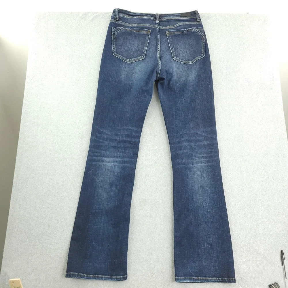 Buckle Black Jeans Womens 32x34 Blue Dark Wash Curvy Bootcut Stretch Denim